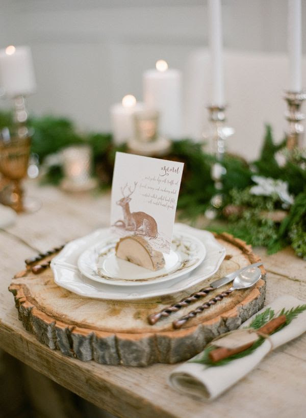 Rustic Wood Wedding Place Setting. http://www.michelleleoevents.com/| photography by http://jacquelynnphoto.com/
