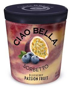 Ciao Bella Blueberry Passion Fruit Sorbetto