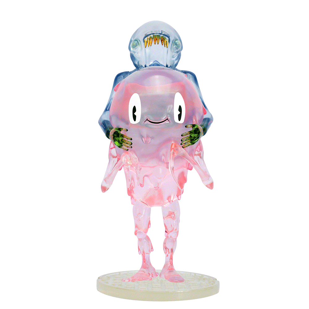 Alex Pardee x Mighty Jaxx - The Backpack "Invisible" edition resin art multiple!