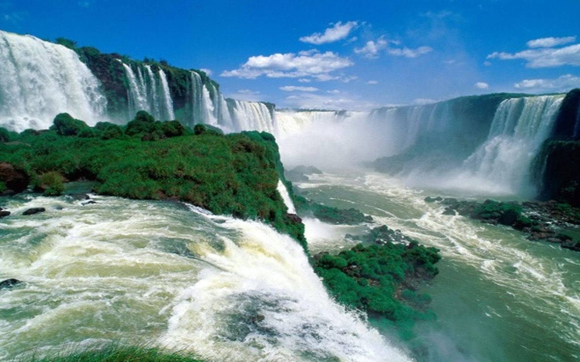 Nature-beautiful Waterfall Widescreen Wallpaper Wide ...