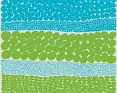 Marimekko Jurmo Blue/Green fabric offcut / remnant - OffCutRoom Marimekko Jurmo Blue/Green fabric offcut / remnant - OffCutRoom