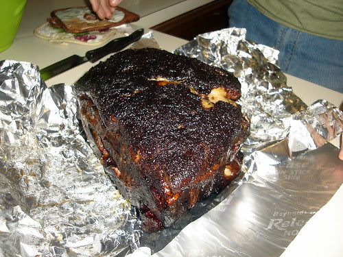 Unwrapping the meat
