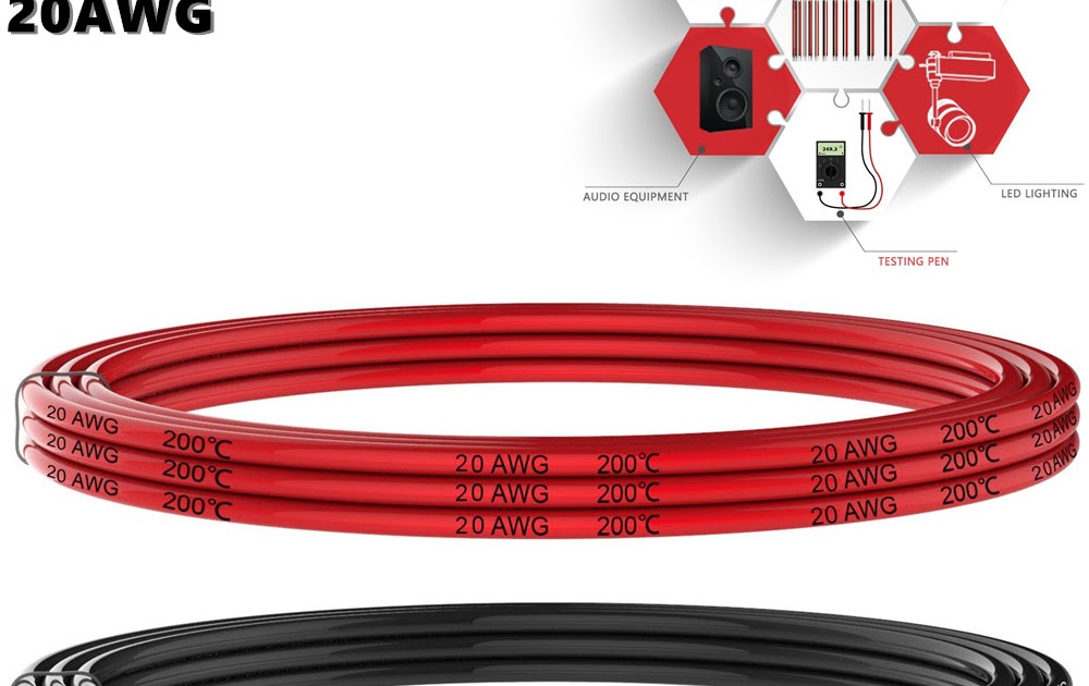 BNTECHGO altamente eficiente Cable de silicona suave y flexible de calibre 16 AWG con 252 hilos de alambre de cobre estañado resistente a temperaturas altas