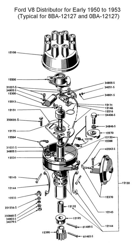 Flathead Parts Drawings-Engines