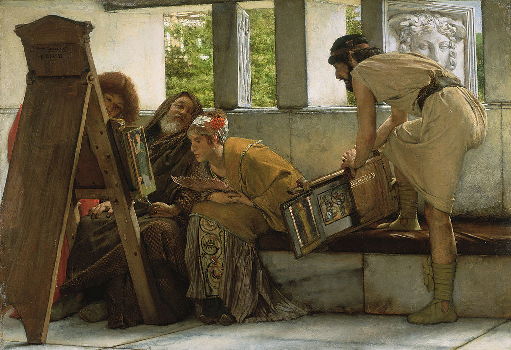 Lawrence Alma-Tadema - A Roman studio.jpg