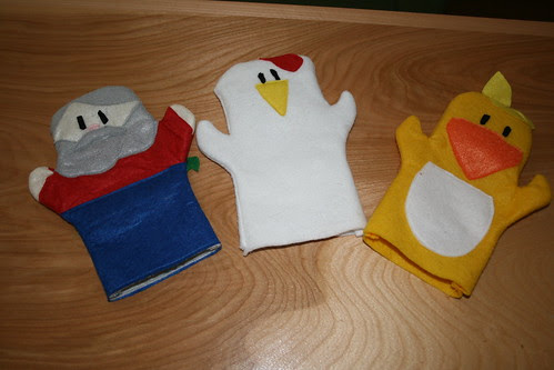 farm animal puppets