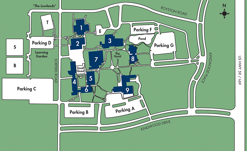 Lone Star College North Harris Campus Map | Tourist Map Of English
