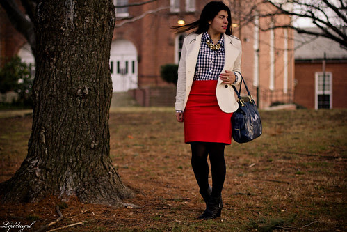 red white and gingham