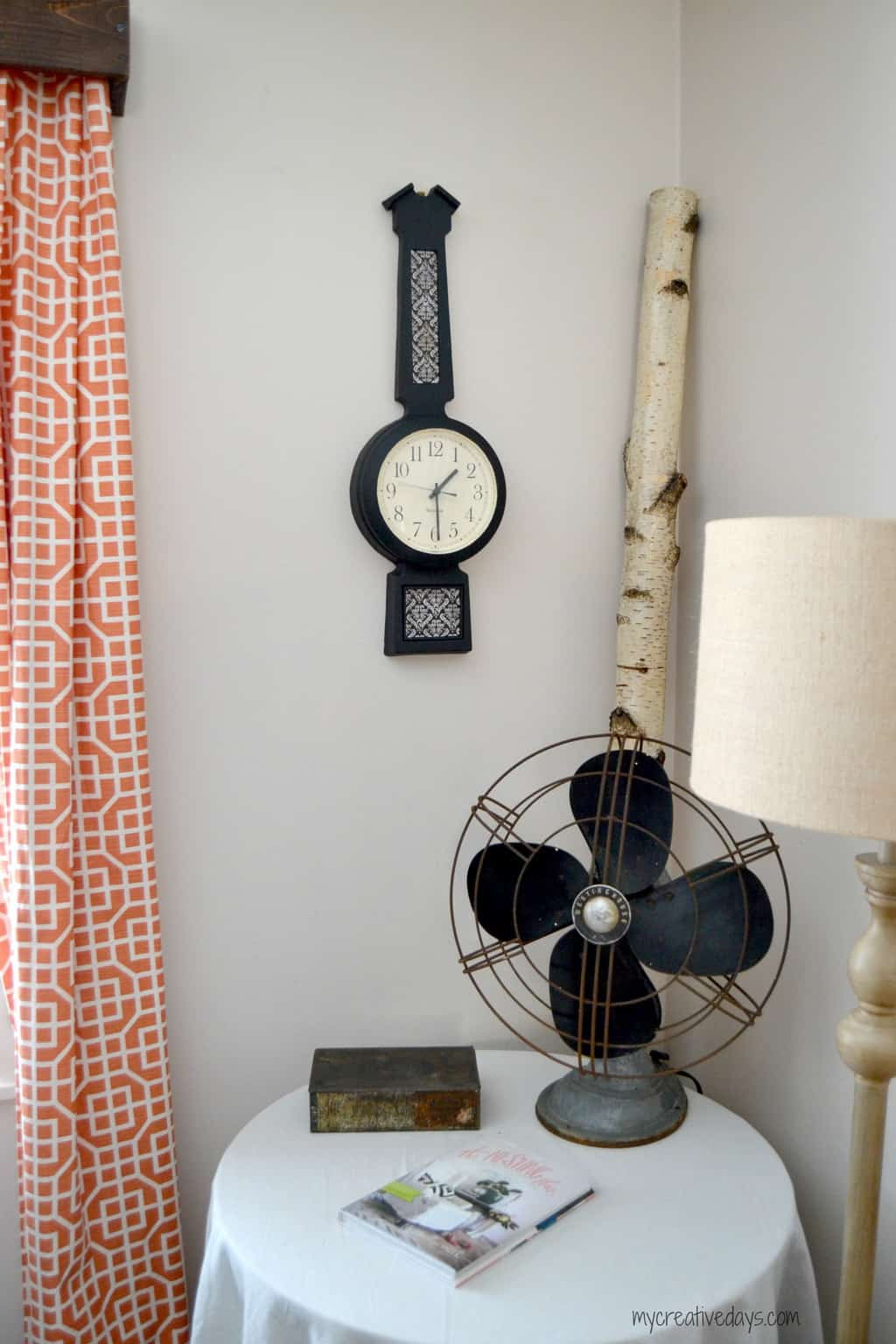 Thrift Store Clock Makeover mycreativedays.com Thrift Store Clock Makeover mycreativedays.com