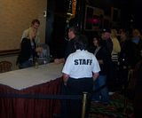 Sass Jordan signing autographs