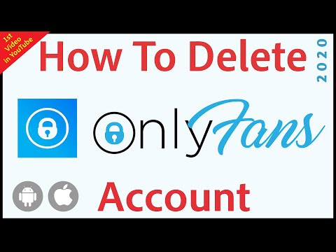 How to delete an onlyfans account