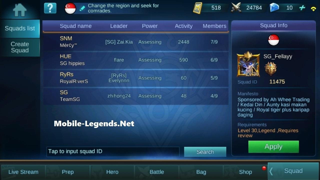Best Name For Mobile Legends With Symbols