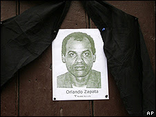 Velorio en La Habana por la muerte del disidente cubano Orlando  Zapata Tamayo