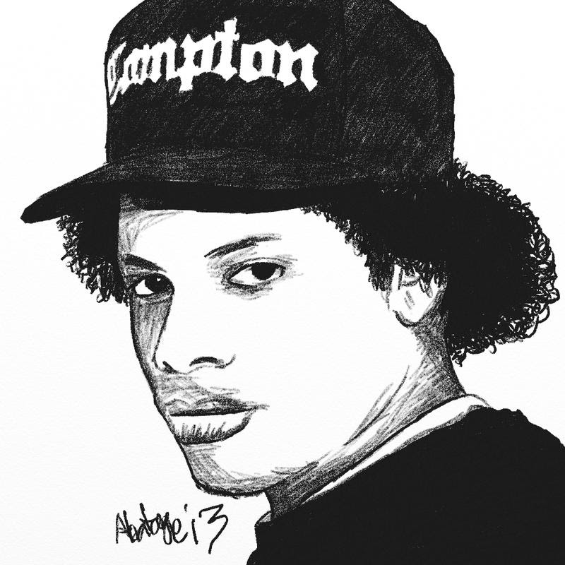 Think Of A Eazy E Drawing. Now Draw A Eazy E Drawing. I Bet You'll Make
