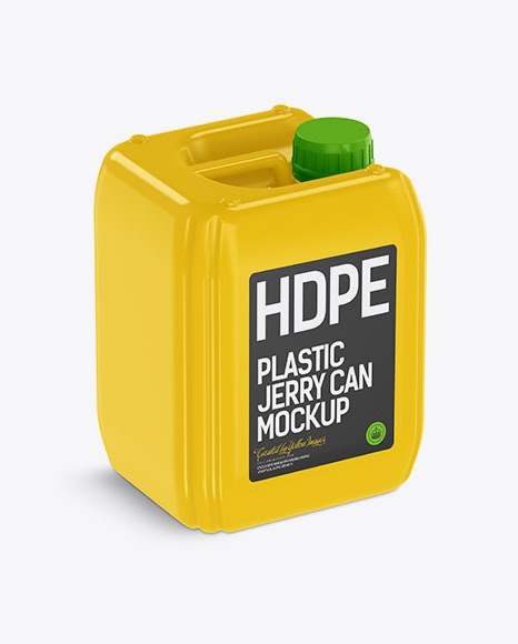 Download Free 5l Plastic Jerry Can Mockup Half Side View High Angle Shot Yellowimages Mockups