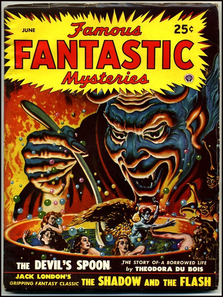 Virgil Finlay - Famous Fantastic Mysteries, June 1948