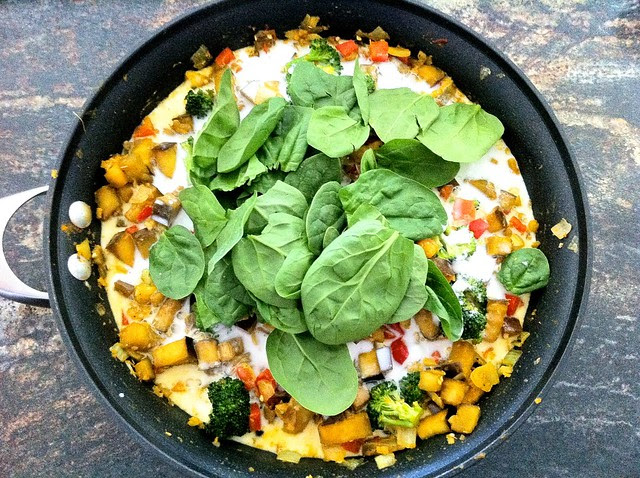 Spinach Added to Curry