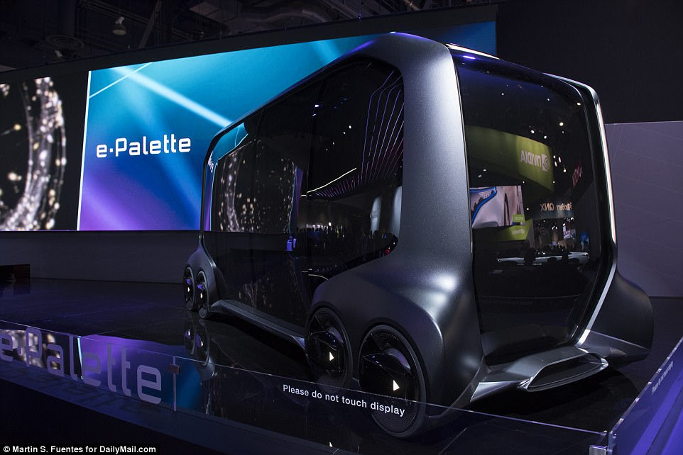 Toyota unveiled its latest concept vehicle on Monday, with plans to create a mobile platform for everything from e-commerce and ridesharing to medical services