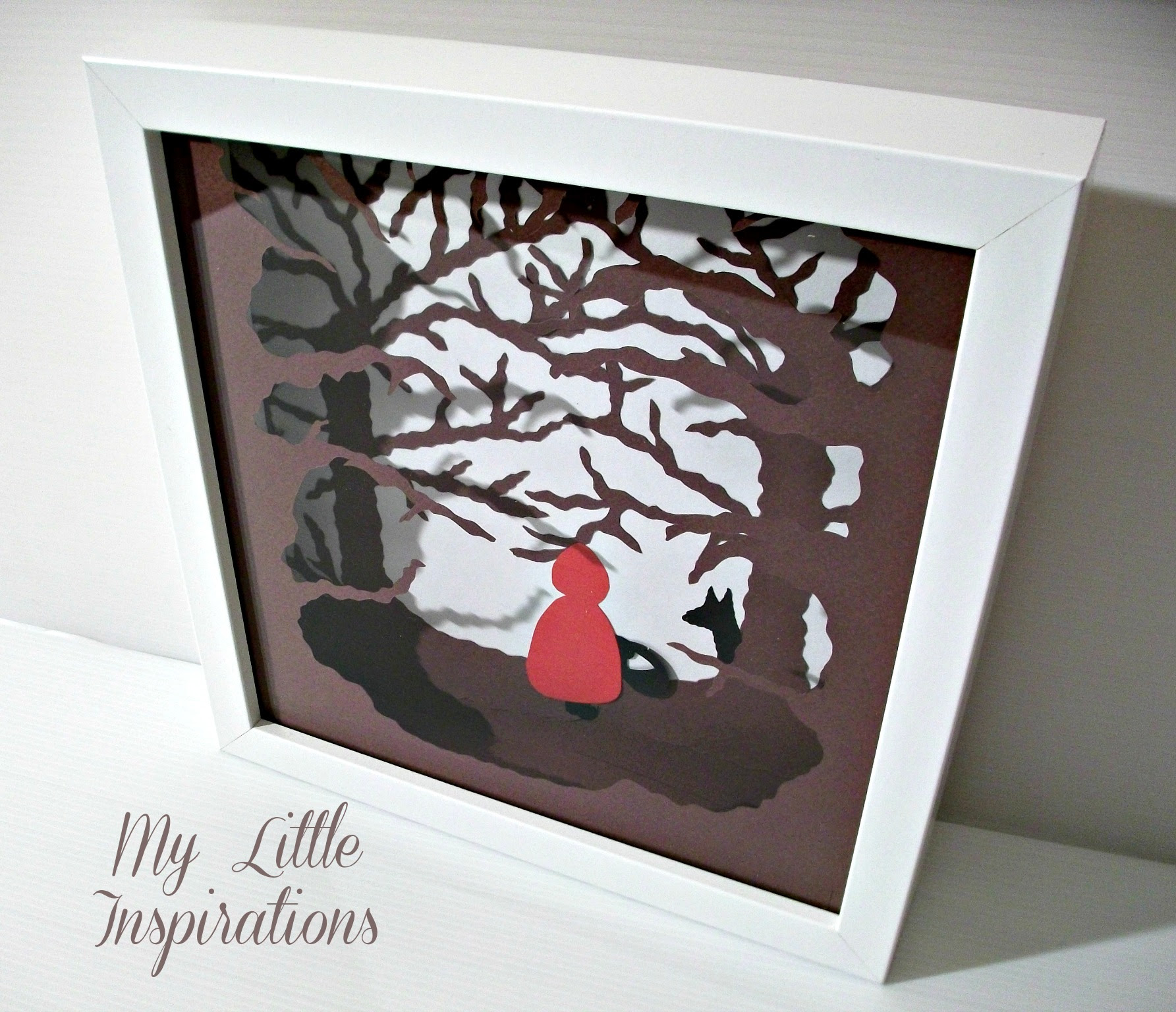 Little Red Riding Hood Paper Diorama - My Little Inspirations My Little Inspirations