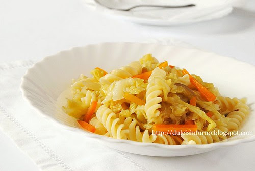 Fusilli con la Verza-Pasta with Cabbage