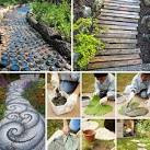 25 Lovely DIY Garden Pathway Ideas | WooHome
