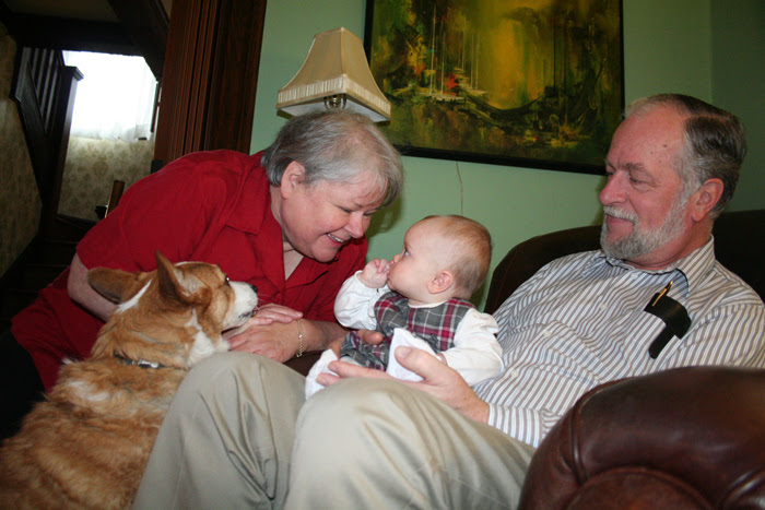 Nana, Grampa, Morgan and Paige