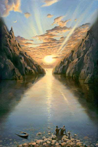 Arte de Vladimir Kush_Crianças do exôdo 03