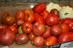tomatoes in a pile