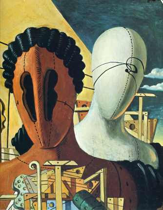 Τζόρτζιο ντε Κίρικο, "Οι δύο μάσκες"