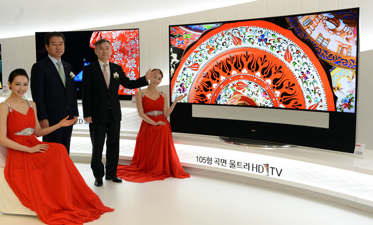 LG's 105-inch OLED TV