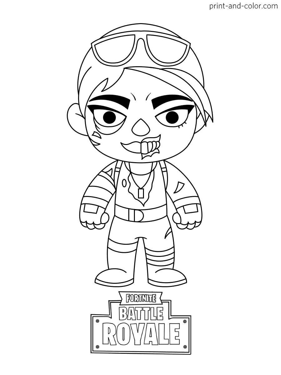 Fortnite Ghoul Trooper Coloring Pages Coloring And Drawing