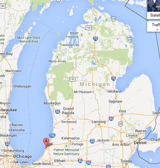 Map Of St Joseph Michigan 