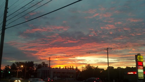 Shrewsbury, MA sunset