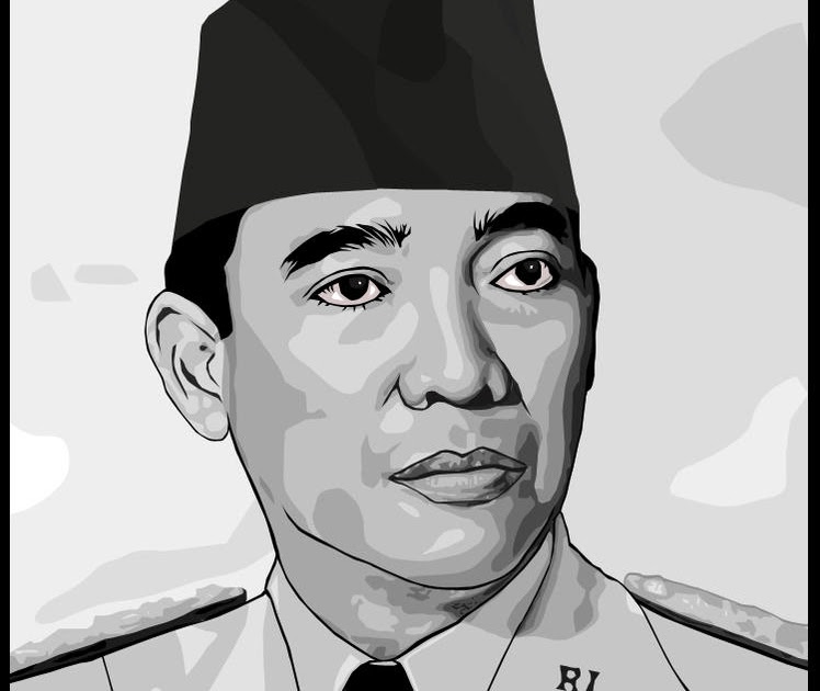 Gambar Ir Soekarno Hitam Putih Kumpulan Gambar Menarik