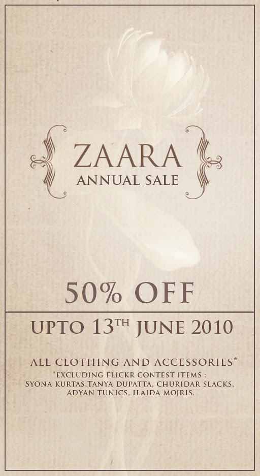 {Zaara} Annual Sale 2010