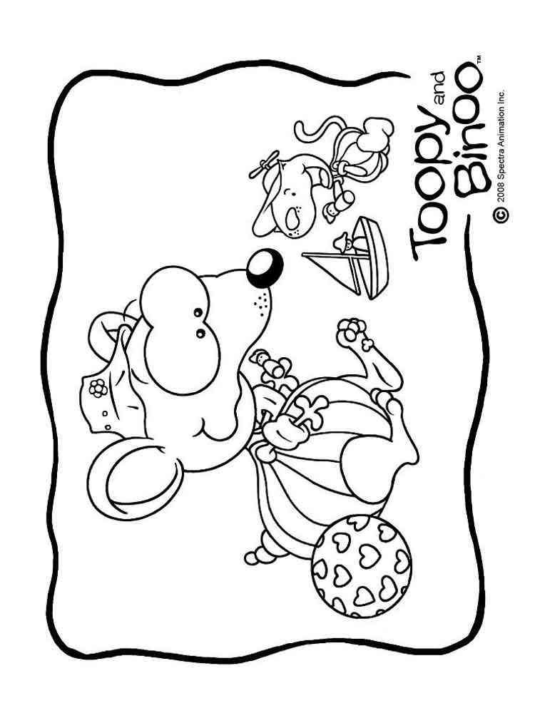 toopy and binoo coloring pages 11