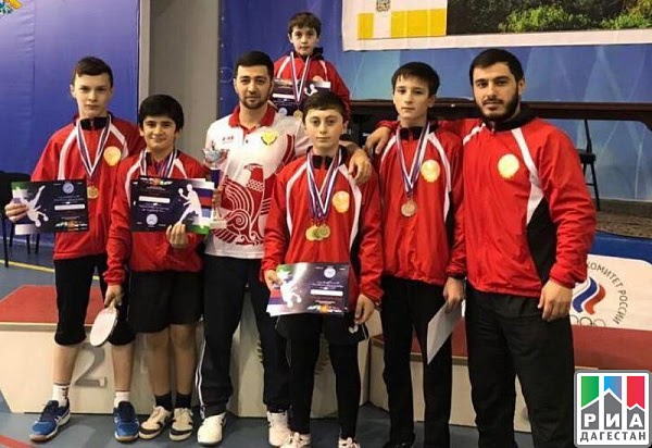 Сборная Дагестана по настольному теннису – вторая на чемпионате СКФО