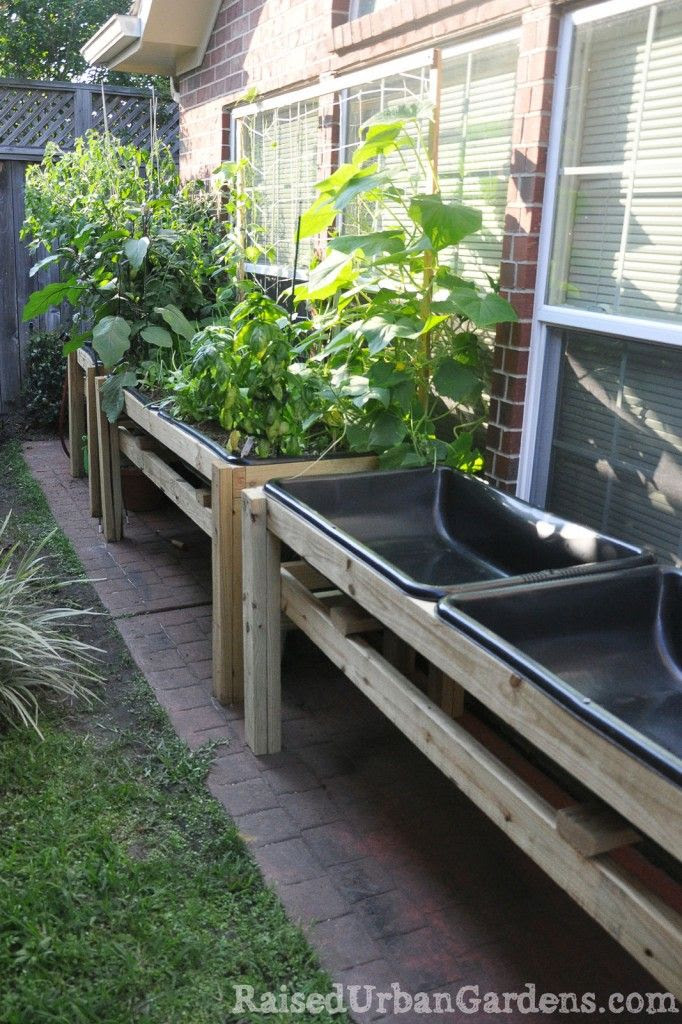 How to garden with a tiny yard - Raised vegetable garden