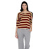 Clovia Women's Striped Top & Pyjama Set