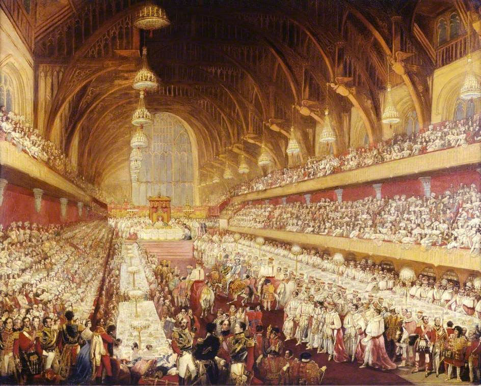 Painting of the Coronation Banquet