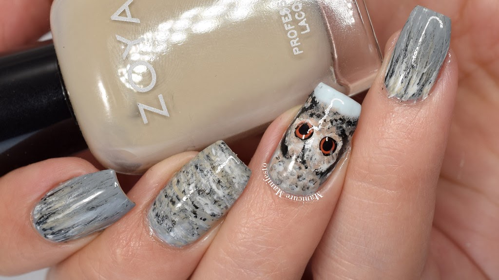Black and Purple Owl Nail Designs for Short Nails - wide 8