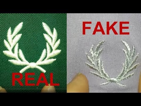 antler tip: Real vs Fake Fred Perry comparison. How to spot fake Fred Perry.  - YouTube Voice of People Today