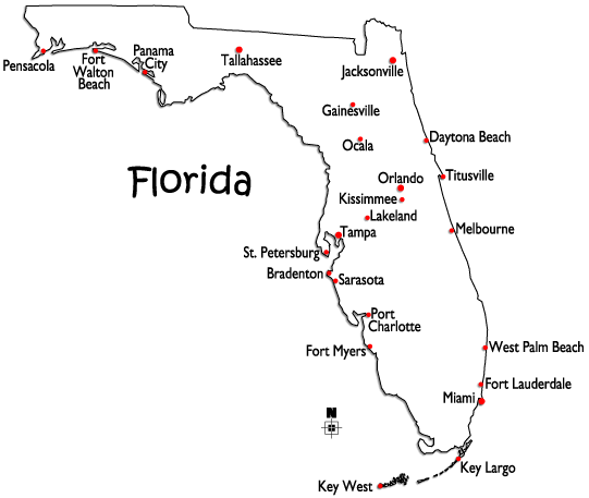 map of florida city fl 25 Luxury Florida Map With Major Cities map of florida city fl