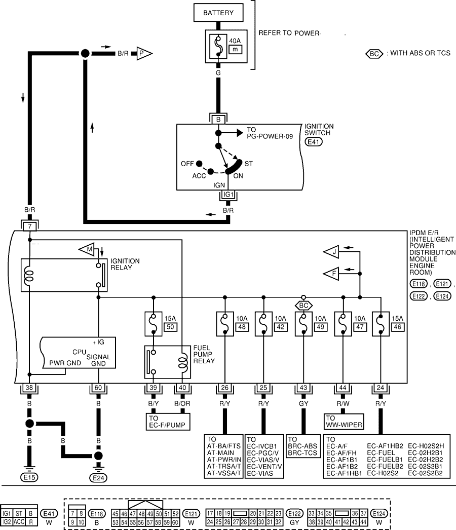 Brake Light And Battery On 2005 Nissan Altima