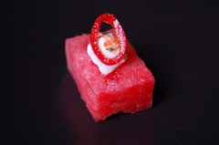 watermelon cubes with marinated fetta© by haalo