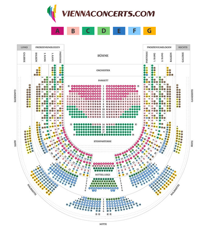 Images And Places Pictures And Info Vienna Opera House Seating Plan