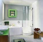 Bathroom. Prime Shower Tub Combo and Adjacent Fixture Bathroom ...