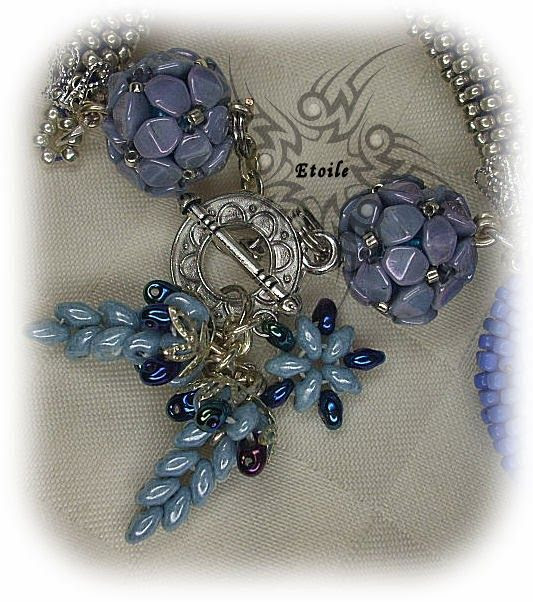 http://www.pinterest.com/pin/58828338856774025/ Etoile: Finalmente ho potuto finire la collana in sospeso!