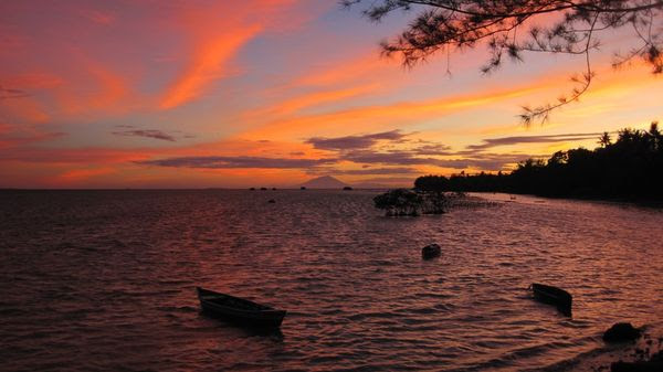 Sunset yang cantik