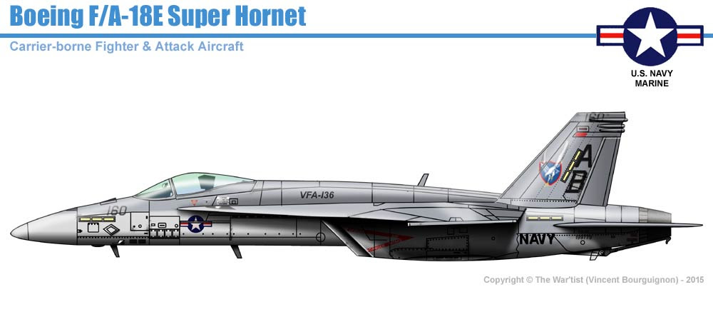 F 18 Super Hornet Drawing